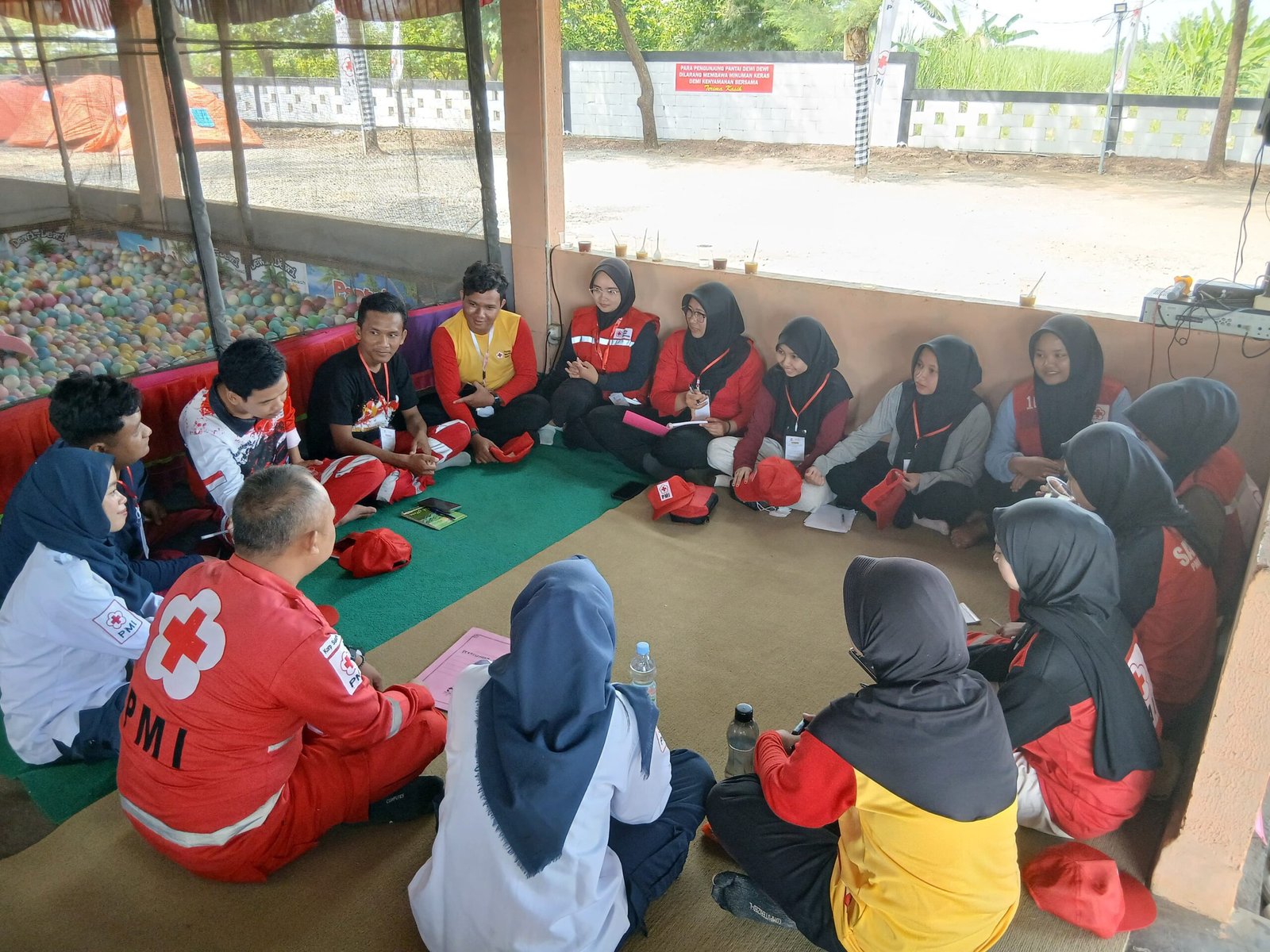 PMI Banjarnegara Ikuti Latihan Gabungan Relawan Palang Merah Indonesia Korwil 3 Provinsi Jawa Tengah
