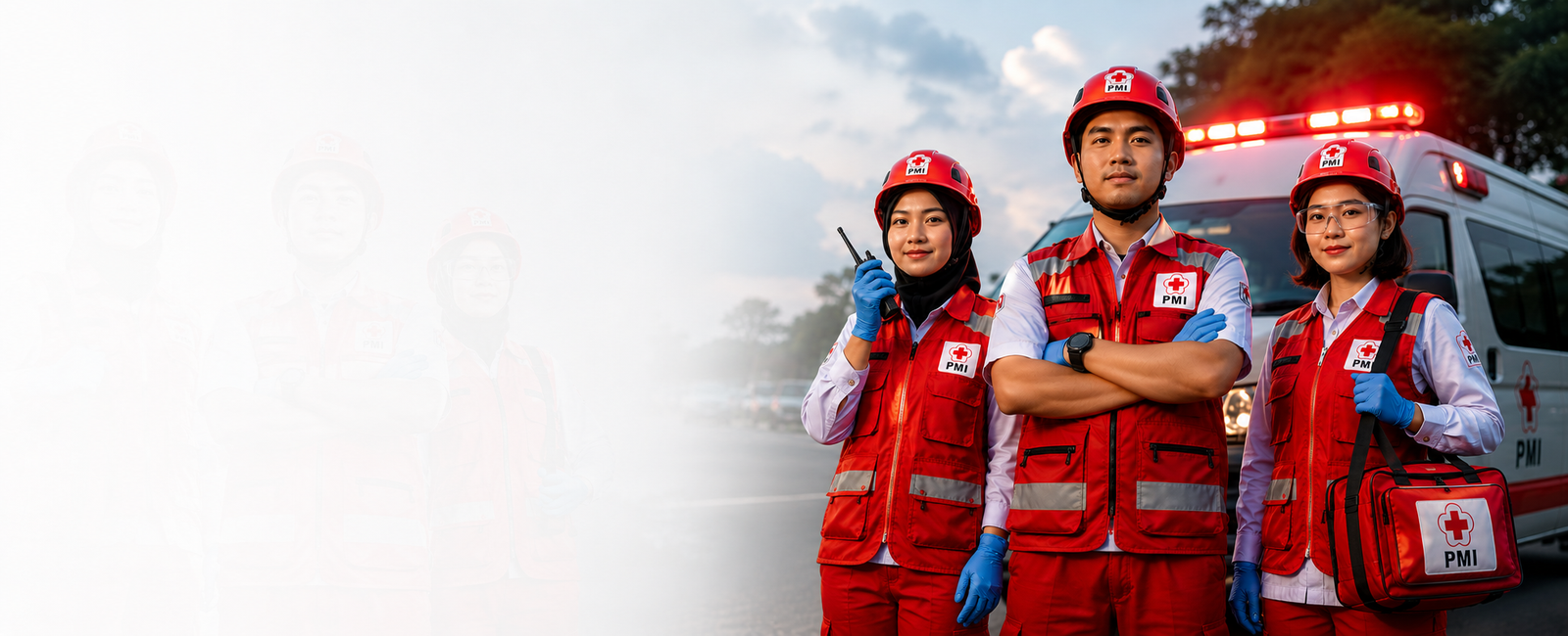 Tim PMI Banjarnegara siap melayani masyarakat